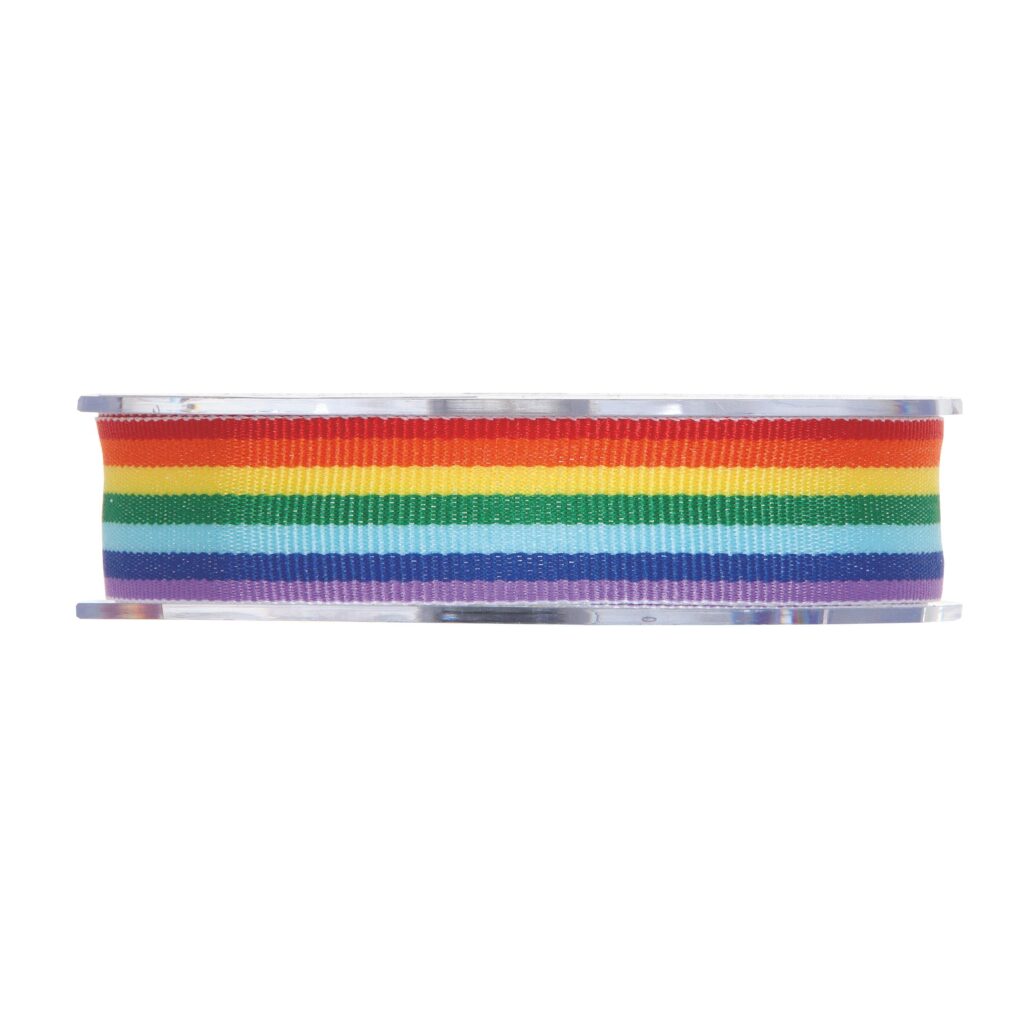 Regenbogenfarbband - 25mm x 20 Meter