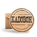 Kadobon Kraft - Rond - 25 Stuks met envelop