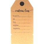 Kadobon Kraft - Label - 20 Stuks - Afbeelding 3