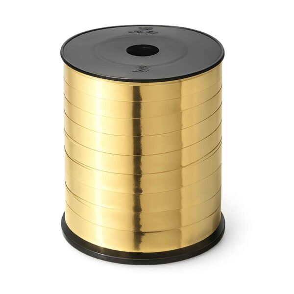 Krullint - metallic 10 mm x 250 meter - goud