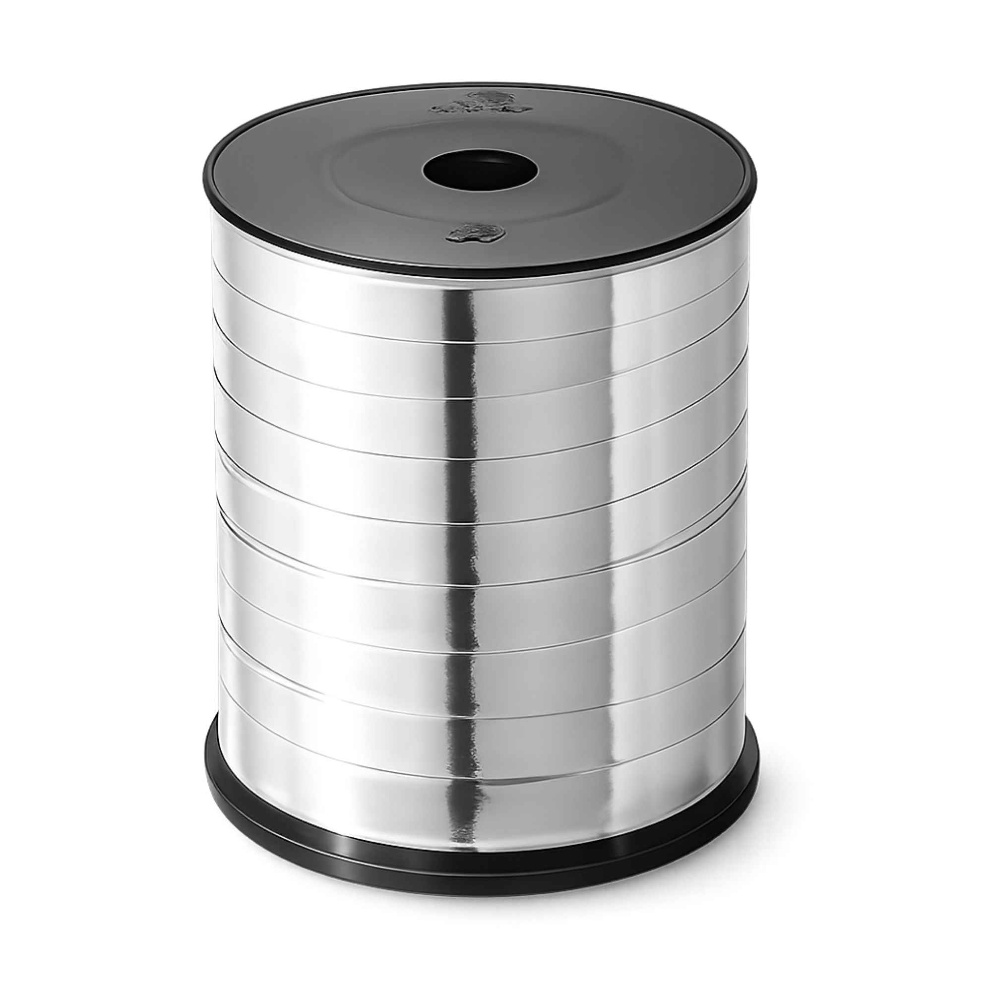 Krullint - metallic 10 mm x 250 meter - zilver