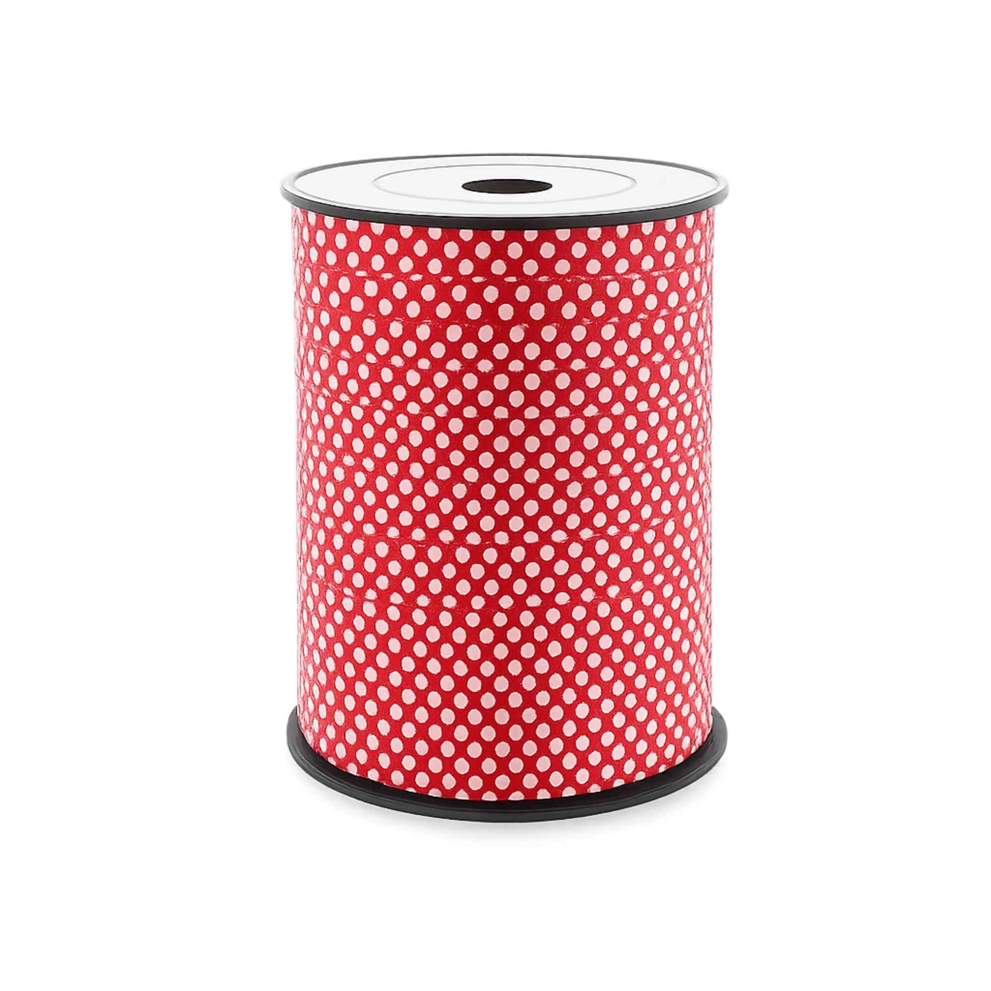 Krullint met stippen – Rood