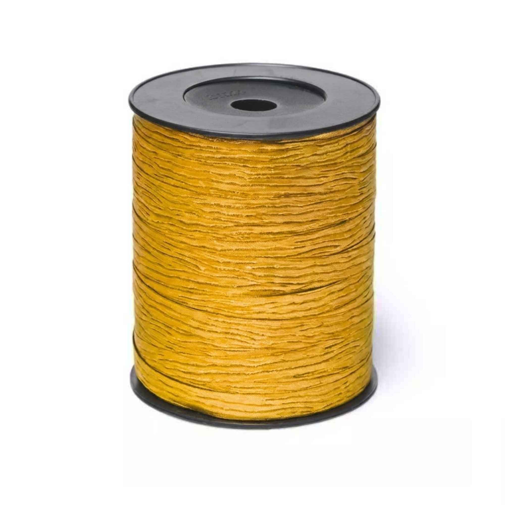 Paperlook krullint - 10 mm x 250 meter - goud