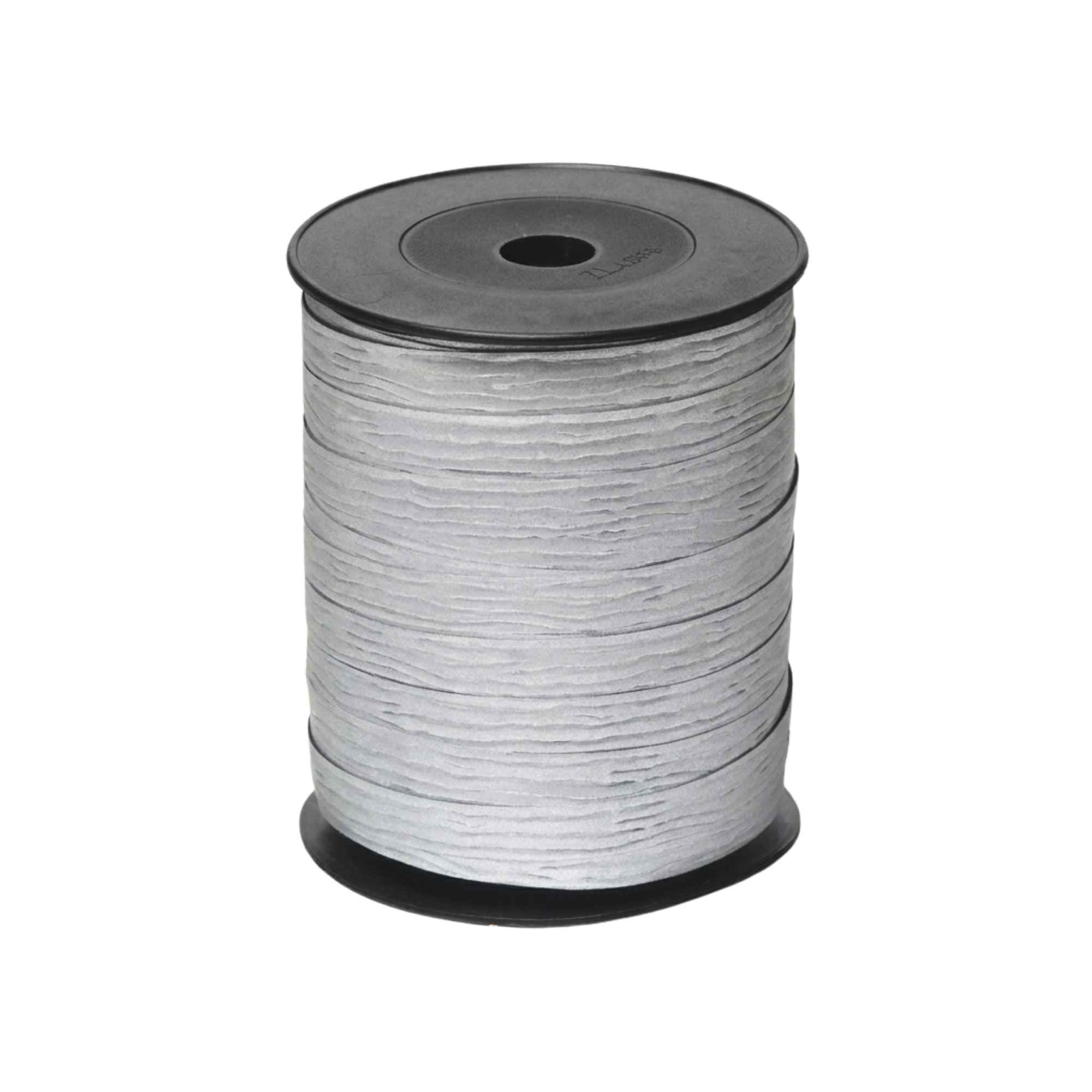 Paperlook Kräuselband - 10 mm x 250 Meter - silber