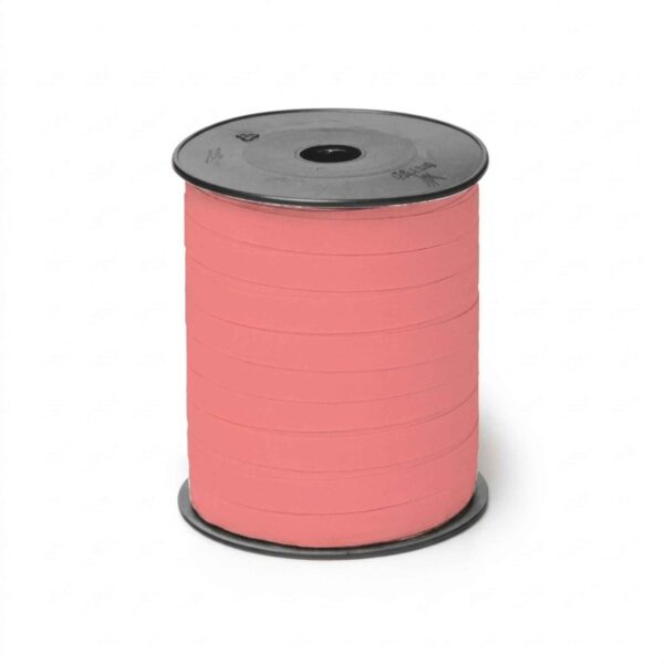 Paperlook krullint - 10 mm x 250 meter - oud roze