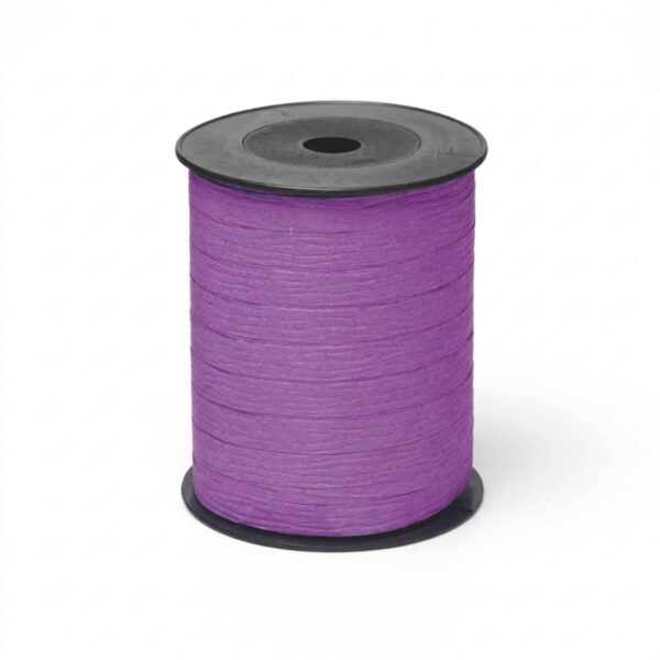 Paperlook krullint - 10 mm x 250 meter - lila
