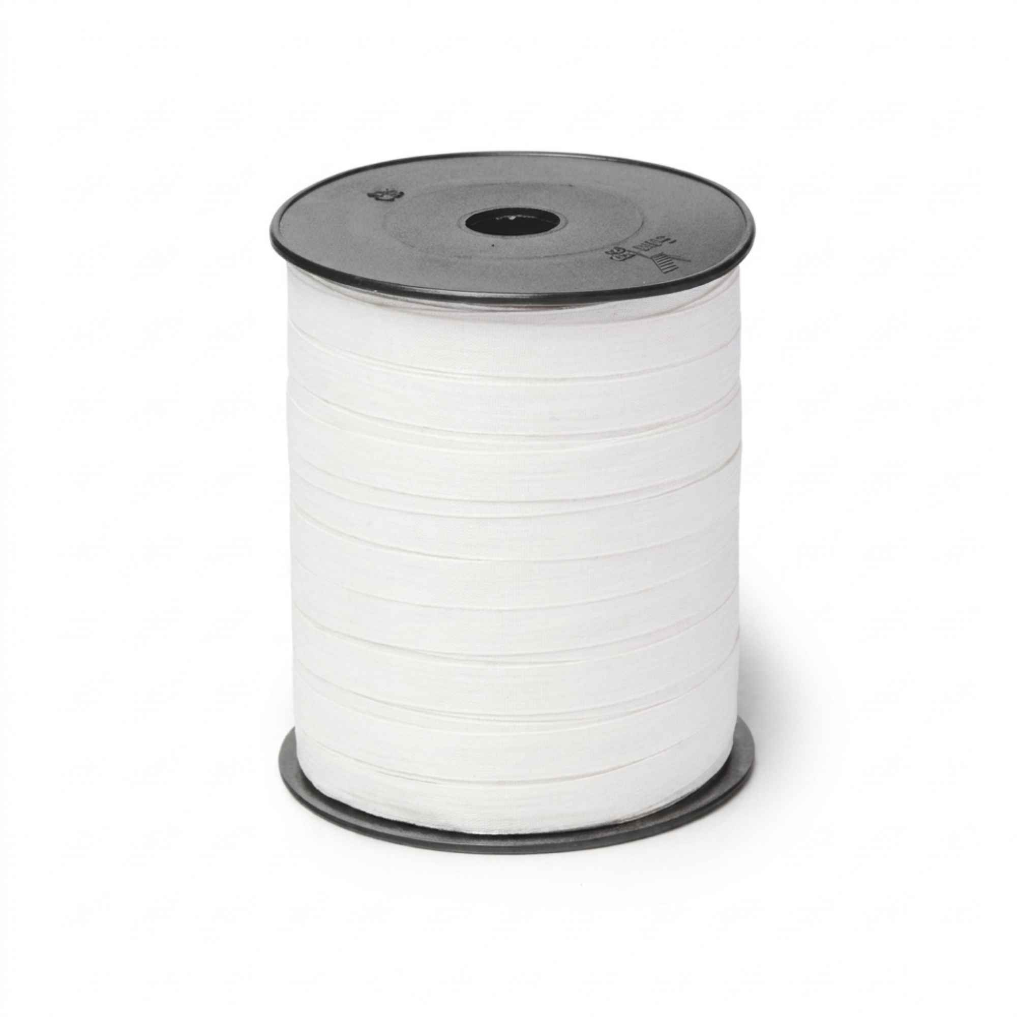 Paperlook krullint - 10 mm x 250 meter - wit