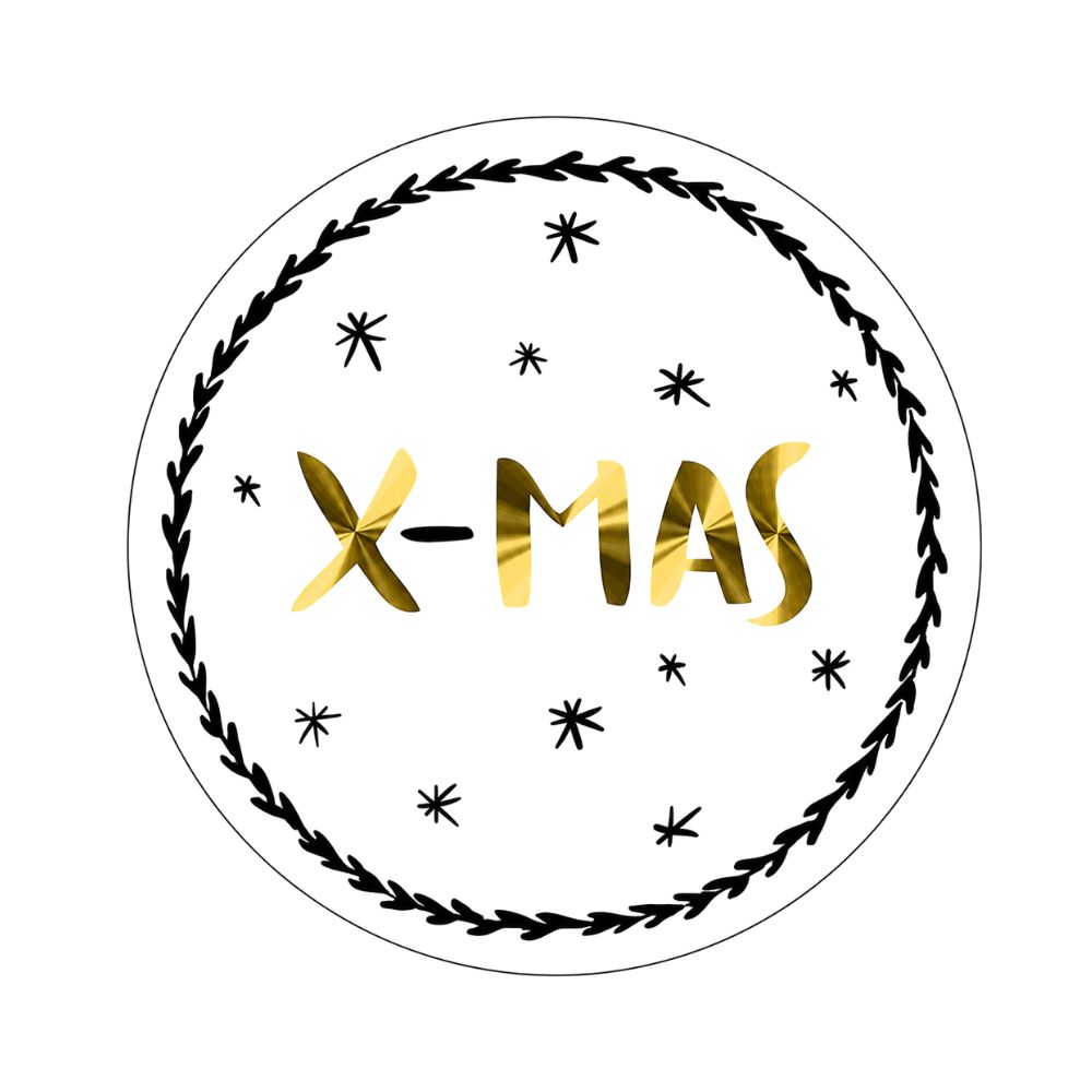 Labels – x-mas – 500 pcs