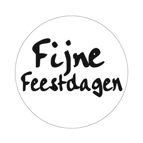 Etiketten - Fijne feestdagen – 500 stuks