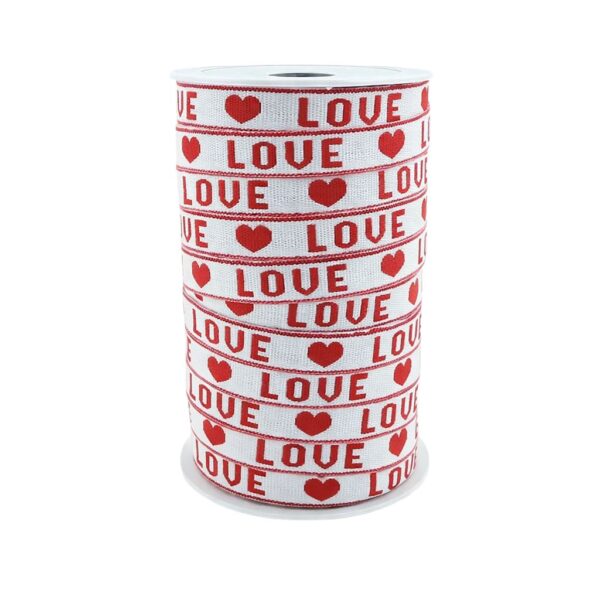 Love lint - wit - 10mm x 20 meter