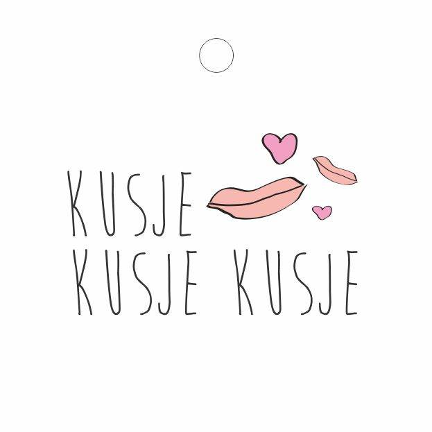 cadeau kaartjes – 20 stuks – Kusje kusje kusje