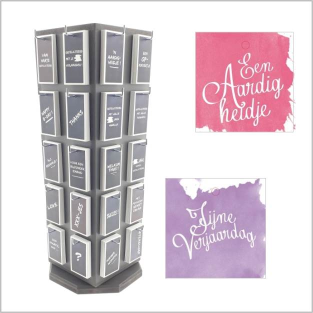 Display - Basic/Watercolour - 1600 kaartjes SALE