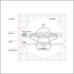 Kadobon -  Baby Blue - blok van 25 stuks - Afbeelding 2