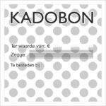 Geschenkgutschein – Punkt schwarz – Bild 2