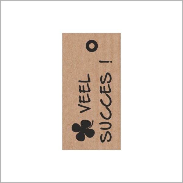 Mini Gift Card - 30 x 60mm - 20 pieces - Good luck