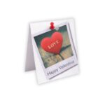 Doppelte Geschenkkarten – "Happy Valentine" – 20 Stück