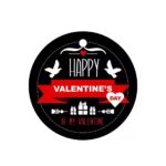 Gift Tags – "Happy Valentine's Day" – 20 pieces
