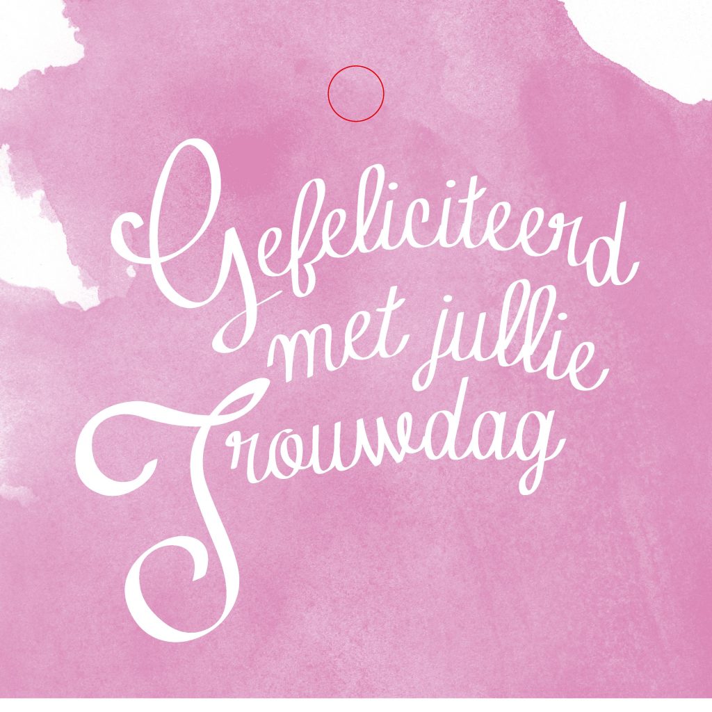 gefeliciteerd met jullie trouwdag