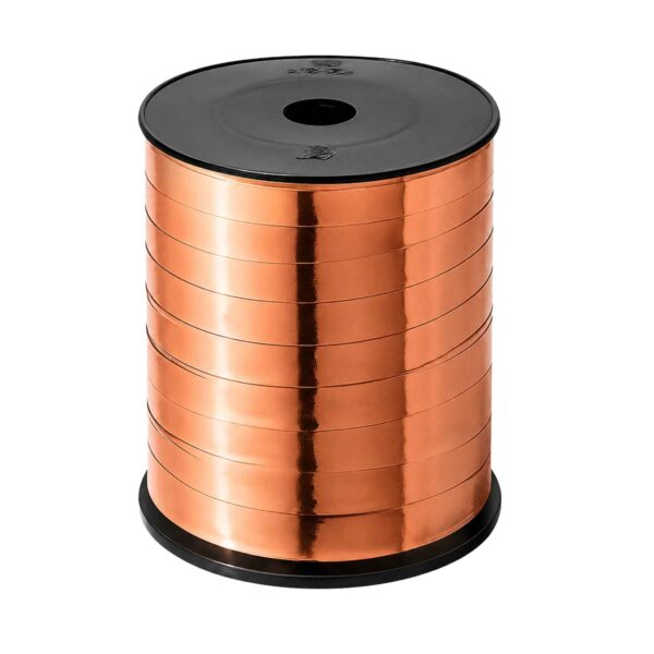 Kräuselband - metallisch 10 mm x 250 Meter - Kupfer