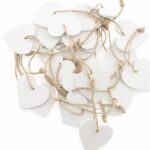 Houten gelukshart – wit – 24 stuks - Afbeelding 2