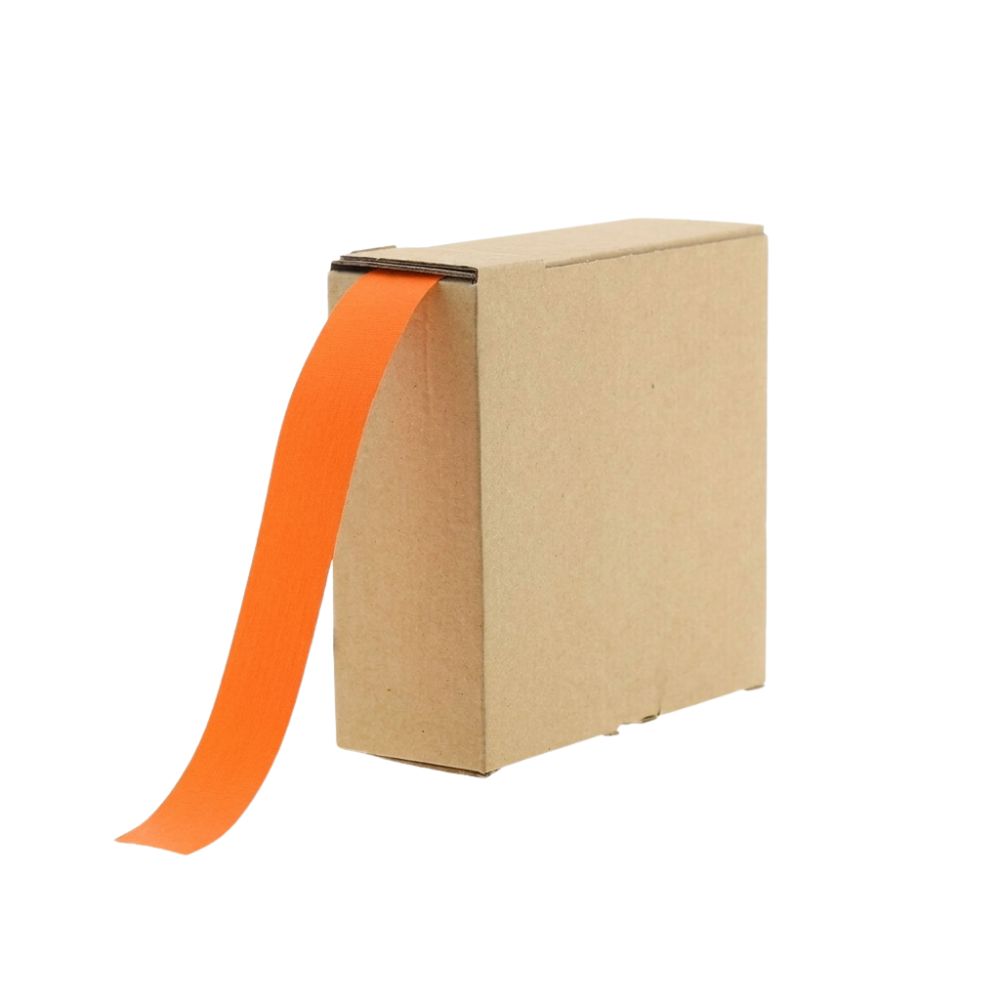 Paperlook lint - oranje 30 mm