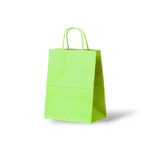Papieren Tas (S) – Lime / Licht Groen – 50 Stuks