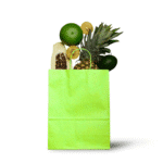 Papieren Tas (S) – Lime / Licht Groen – 50 Stuks - Afbeelding 2