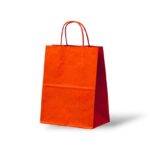 Papieren Tas (M) – Rood – 50 Stuks