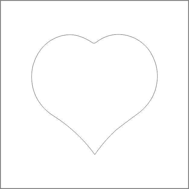 Labels - Heart EXTRA large - white - 250 pcs.