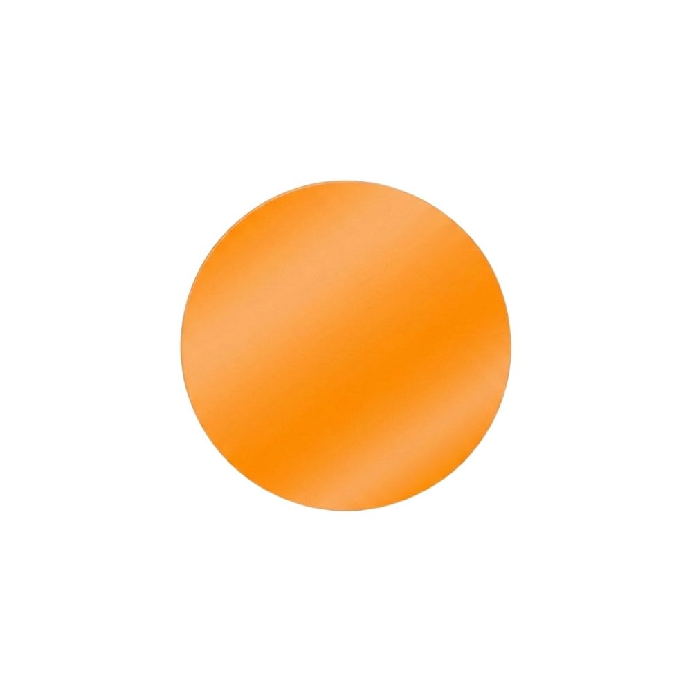 Etiketten - Rond 25mm - fluor oranje - 1000 stuks