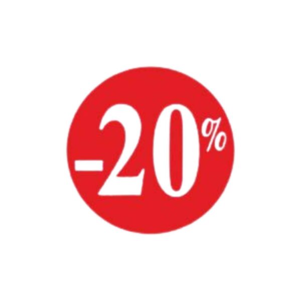 Etiketten Korting 20%