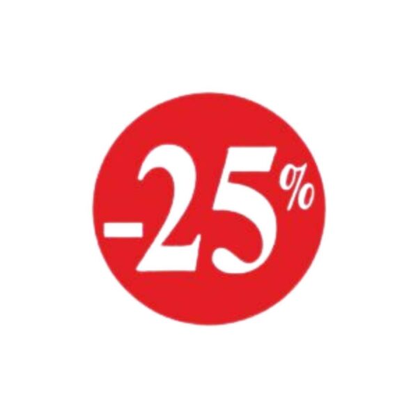 Etiketten Korting 25%