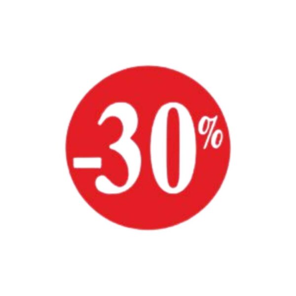 Etiketten Korting 30%