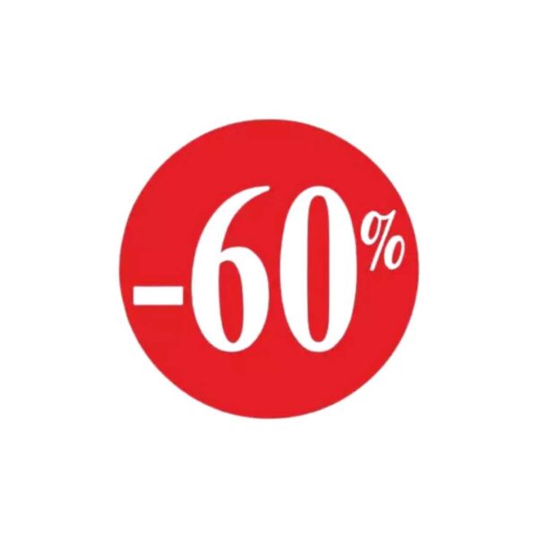Etiketten Korting 60%