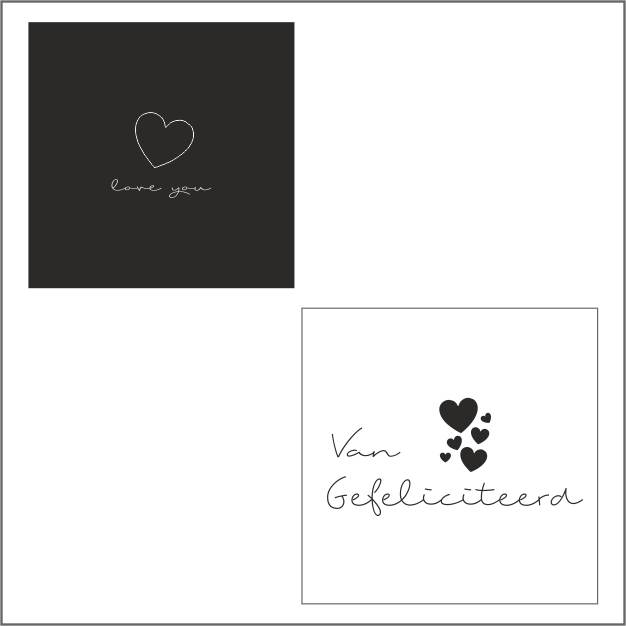 Wenskaarten "serie together"