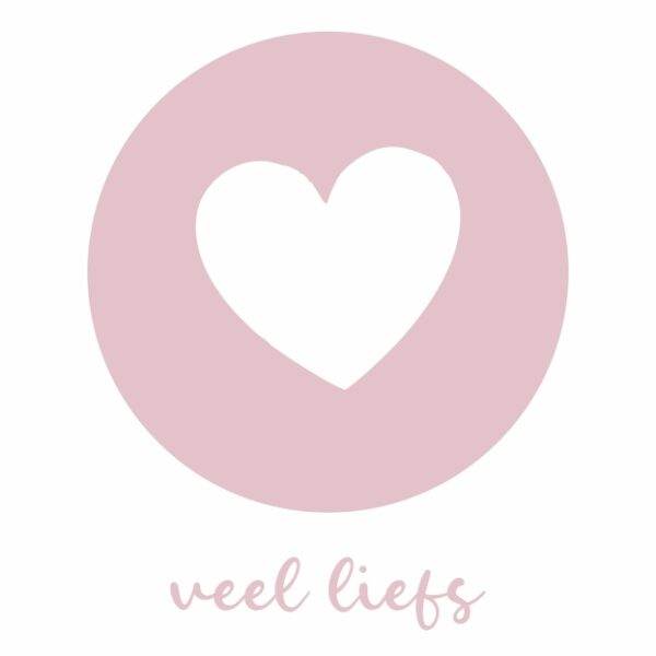 Joy wenskaart - liefs - 6 stuks