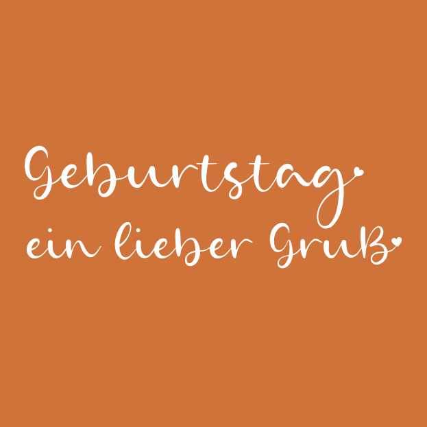 Geburtstag