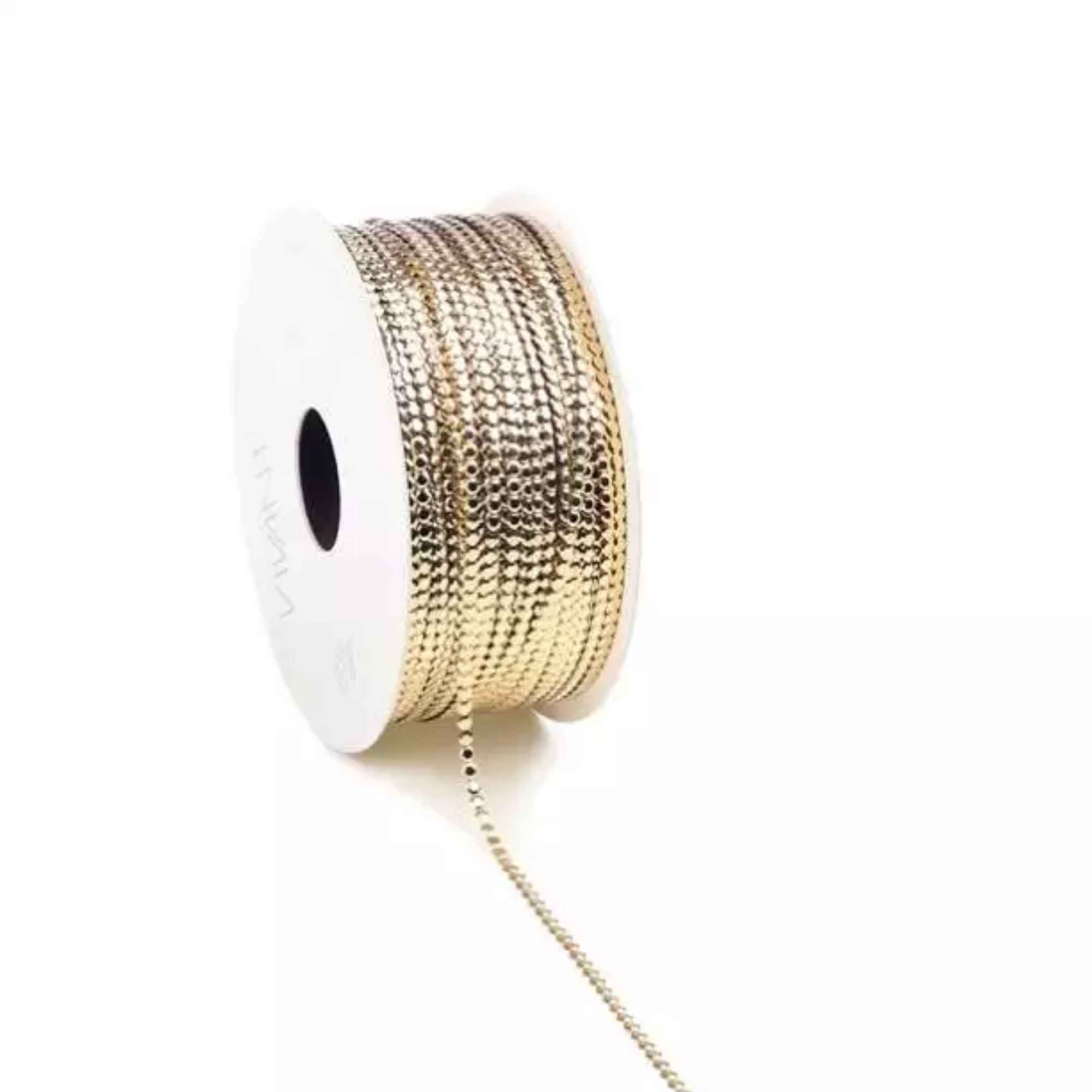 Circle cord - goud - 3mm x 50 meter
