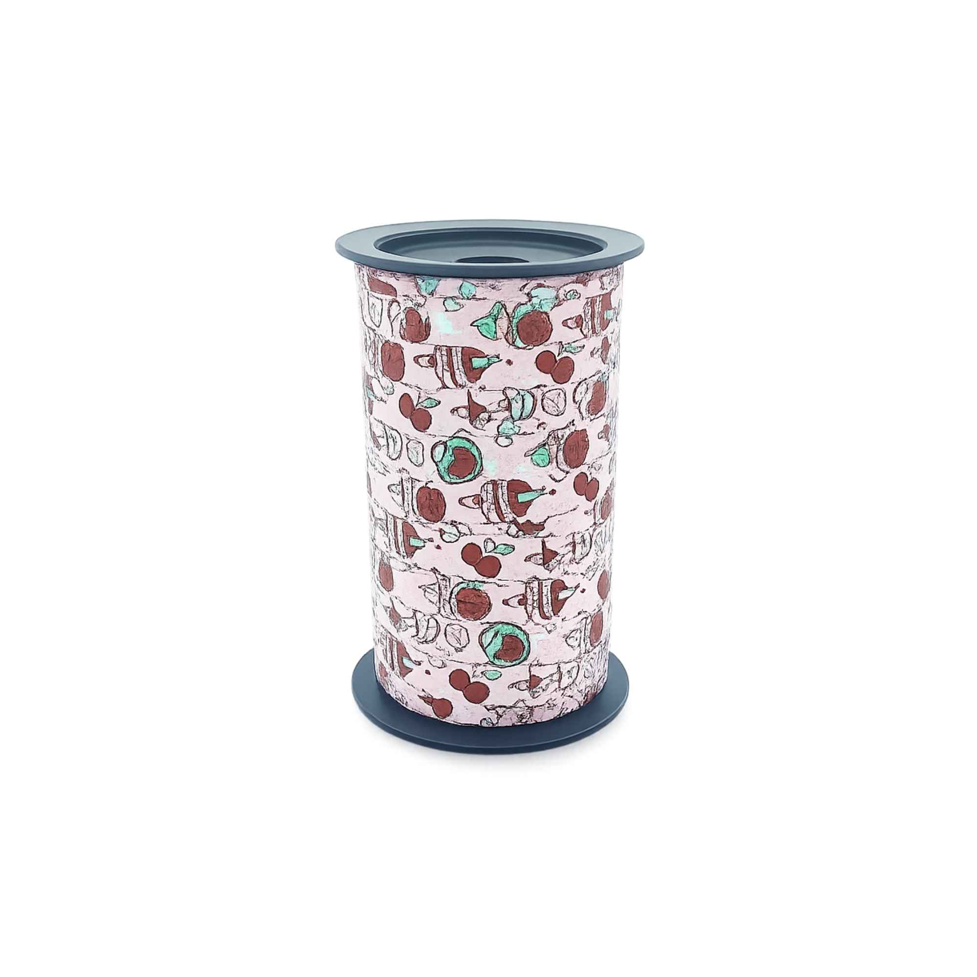 Krullint - tattoo - roze-rood