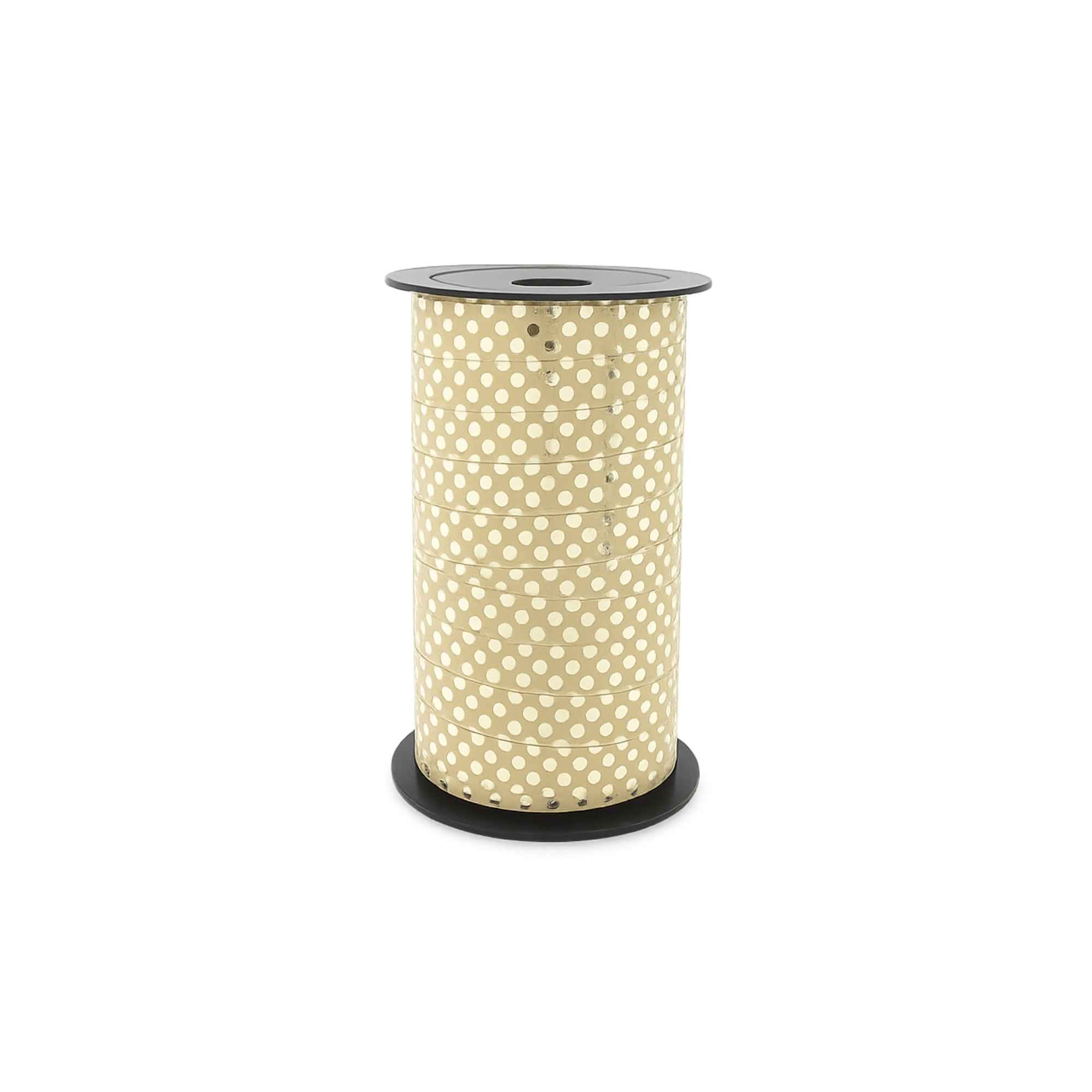 Kräuselband - creme-gold