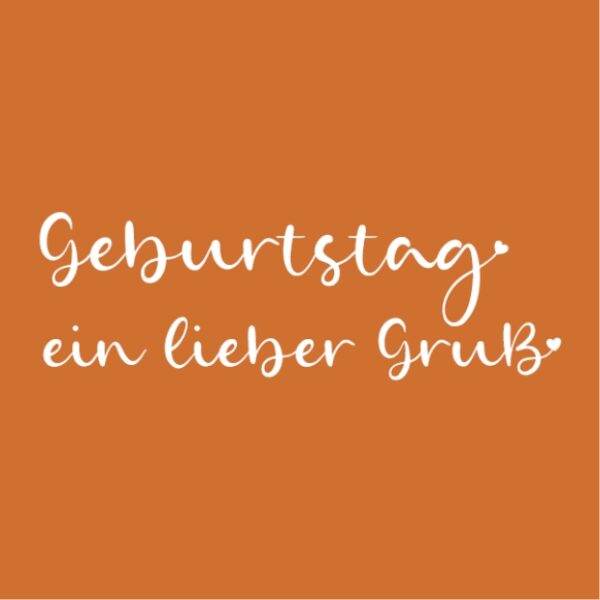 Geburtstag ein lieber Gruß