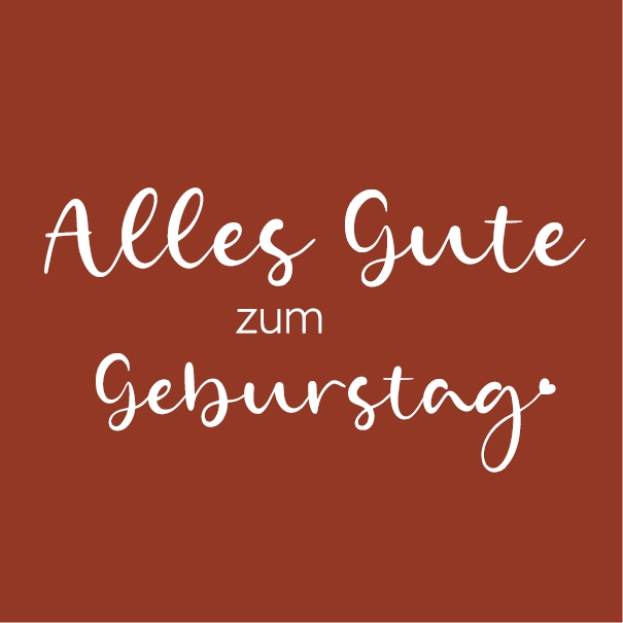 Alles Gute zum Geburstag
