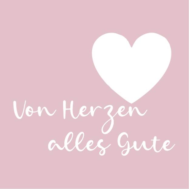 Von Herzen alles gute