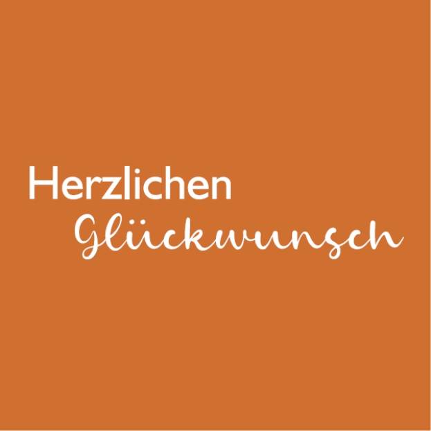Herzlichen Glückwunsch