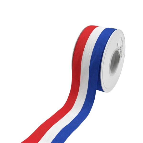 Medaillelint Nederlandse vlag geweven – 38 mm x 25 meter