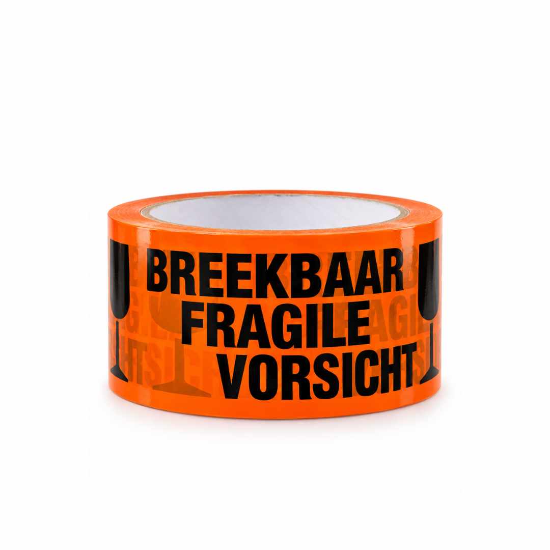 Breekbaar Tape - PVC – 50 mm x 66 meter