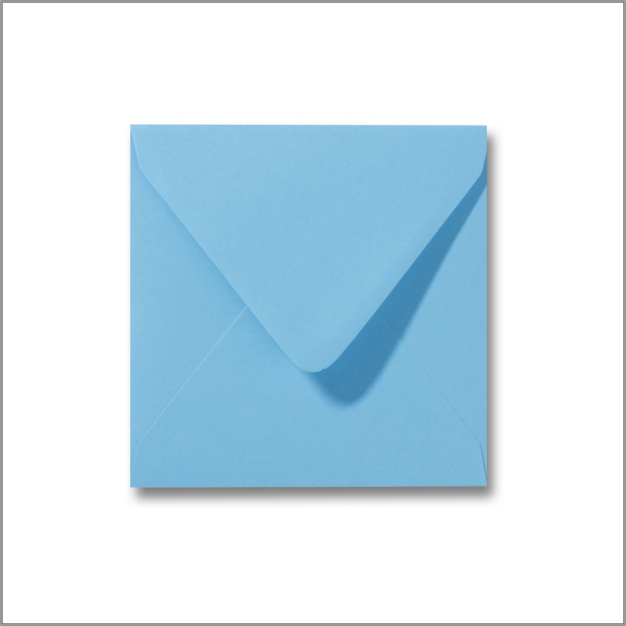 Envelop - blauw 14x14 Mini-Art