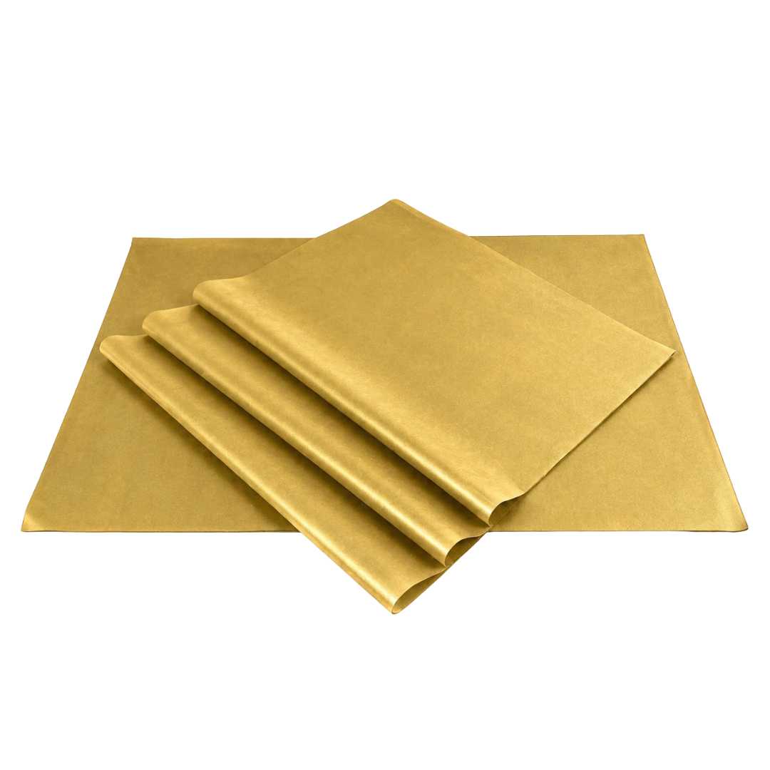 Zijdevloei - 240 vel - 50x70cm - metallic - goud