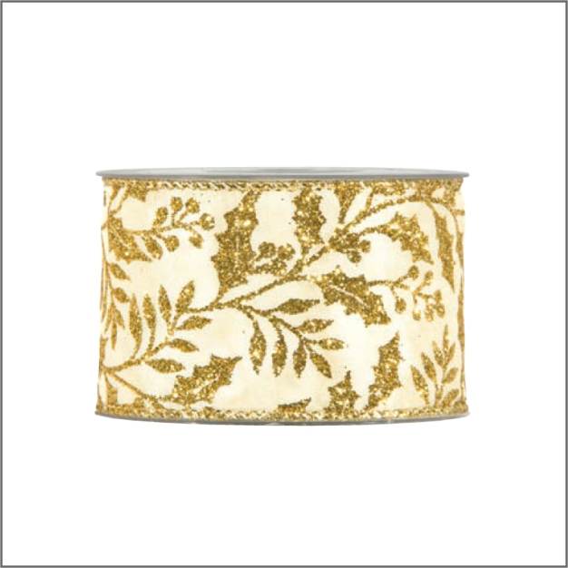 Dekobander - Golden flower – 10 meter