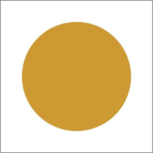 Etiketten - rond 35mm - mat goud - 1000 stuks